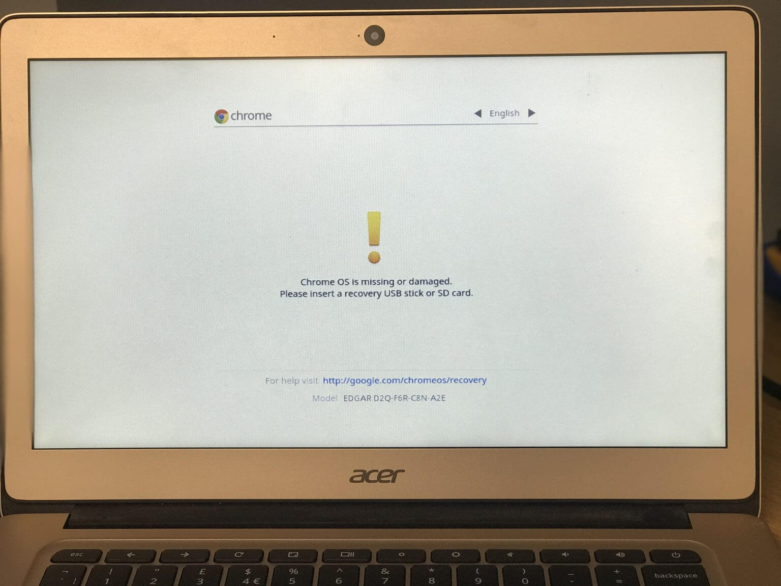 Chromebook Repair Procedure